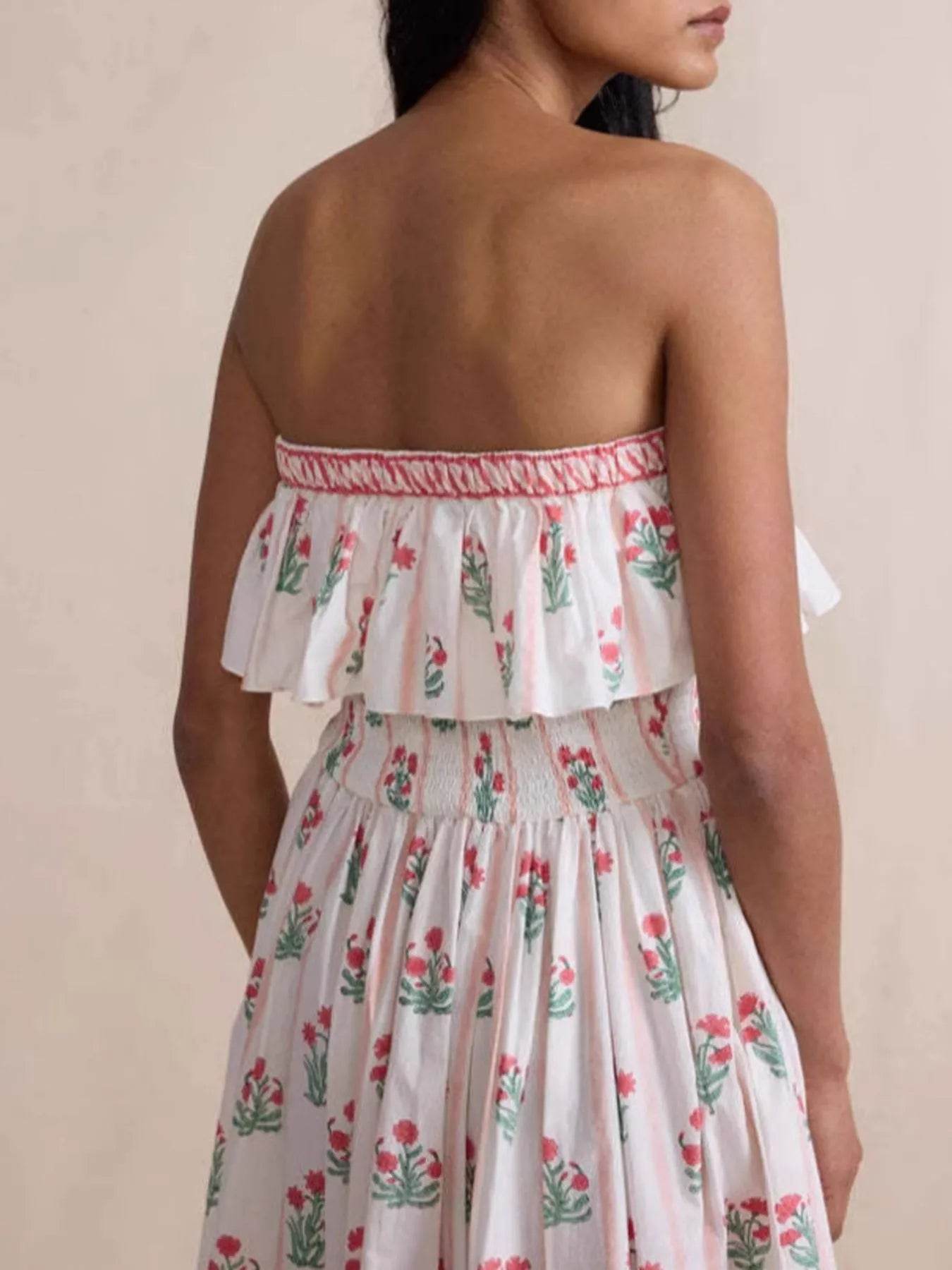 Floral Strapless Ruffle Dress Trendsi d00a4596-b6e8-4441-bcc4-74d4328f18b1-Max-Origin