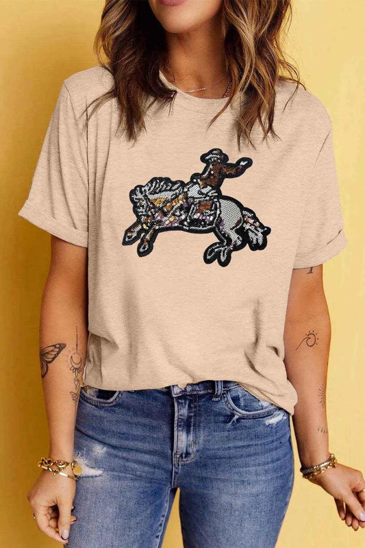Sequin Rodeo Graphic Crewneck Tee Dust Storm Trendsi d024ab41-7198-48c3-984e-e8e66975deb0-Max-Origin