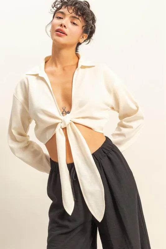 HYFVE Washed Tie Front Crop Top Trendsi d0355297aa4c452aa2413b95bce9ac92-Max-Origin
