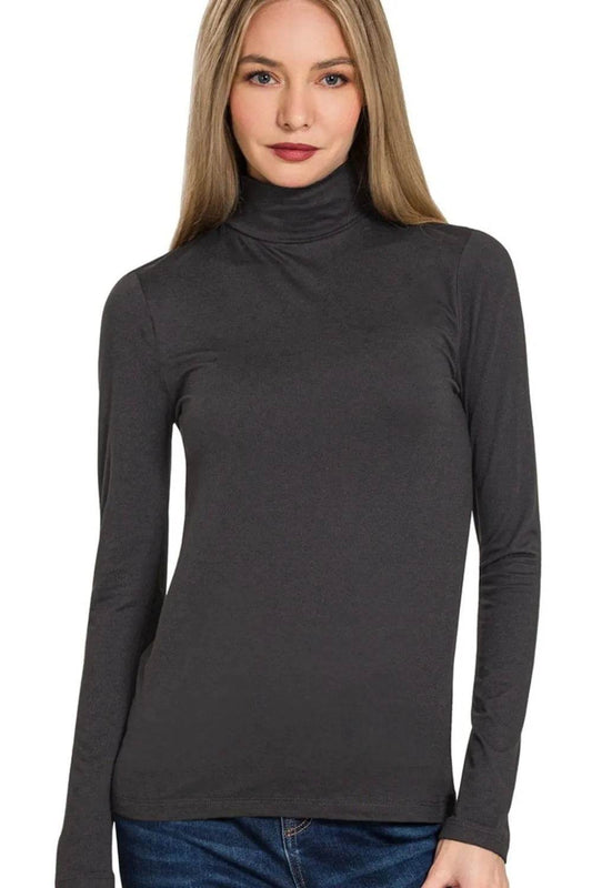 Zenana Premium Microfiber Mock Neck Top BLACK Trendsi d05b3d09-4578-4ae6-970e-626597a1395b-Max-Origin