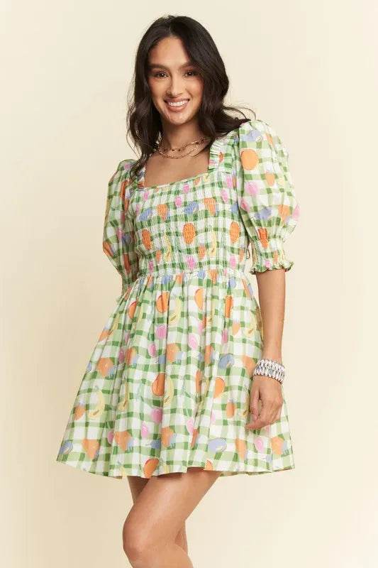 Davi & Dani Fruits Printed Smocking Mini Dress Trendsi d083119fd6f24491b320d805b68df52c-Max-Origin