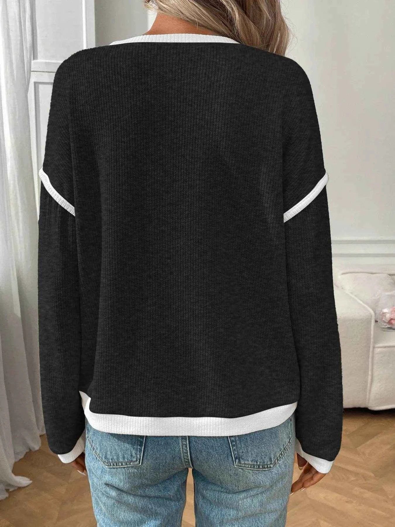 Ribbed Contrast Trim Long Sleeve Top Trendsi d08909ca-f47a-4c3f-a73b-897393bd9b1f-Max-Origin