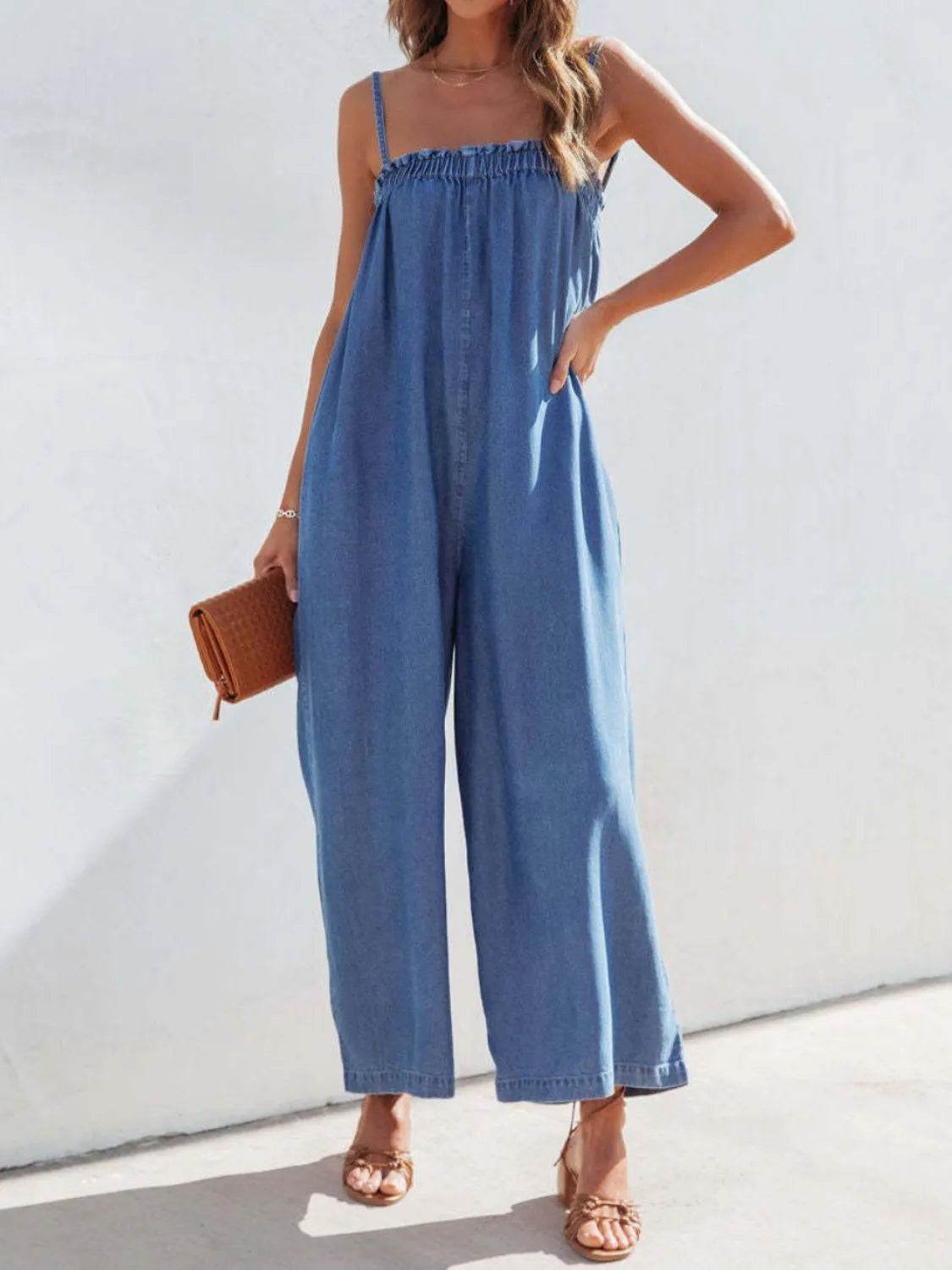 Spaghetti Strap Wide Leg Denim Jumpsuit Trendsi d0a3d459-397f-45ef-b995-745f349802af-Max-Origin