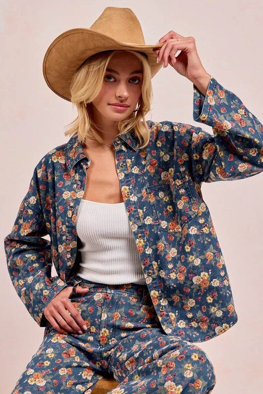 BiBi Washed Floral Print Denim Jacket Trendsi d0fd2aa196e44b86a673a9577bc2f268-Max-Origin