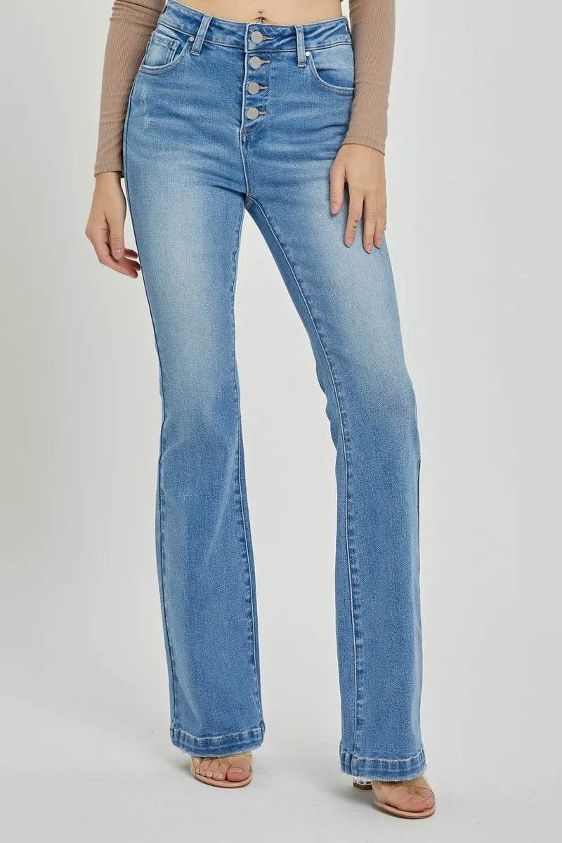 RISEN Full Size High Rise Button Fly Bootcut Jeans Light Trendsi d12d3b75-dfd4-44a9-a870-ebf0bc4cfa24-Max