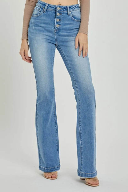 RISEN Full Size High Rise Button Fly Bootcut Jeans Light Trendsi d12d3b75-dfd4-44a9-a870-ebf0bc4cfa24-Max