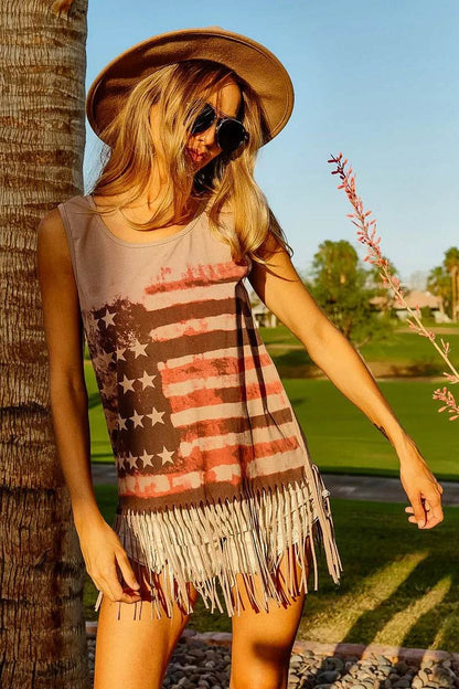 BiBi American Flag Print Knit Sleeveless Top Trendsi d1582b926ec04c7cb5a9a394fc0a7a4c-Max-Origin