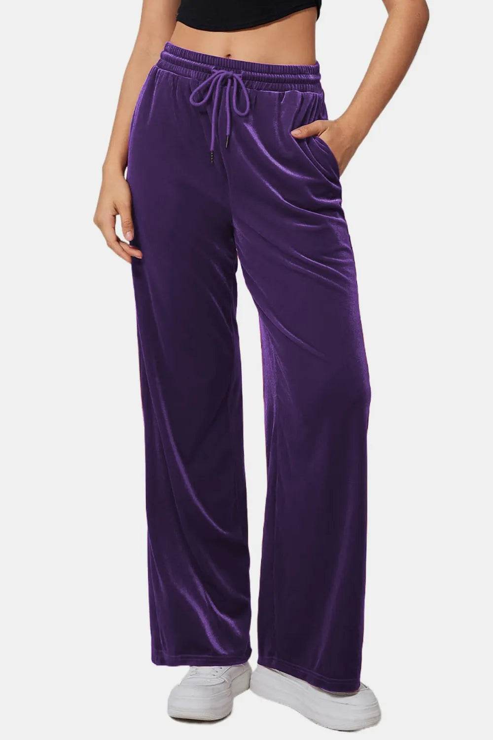 Drawstring Elastic Waist Straight Leg Pants Trendsi d20acddd-ba21-4d65-8af1-38dae6a677c0-Max