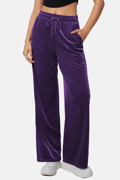 Drawstring Elastic Waist Straight Leg Pants Trendsi d20acddd-ba21-4d65-8af1-38dae6a677c0-Max