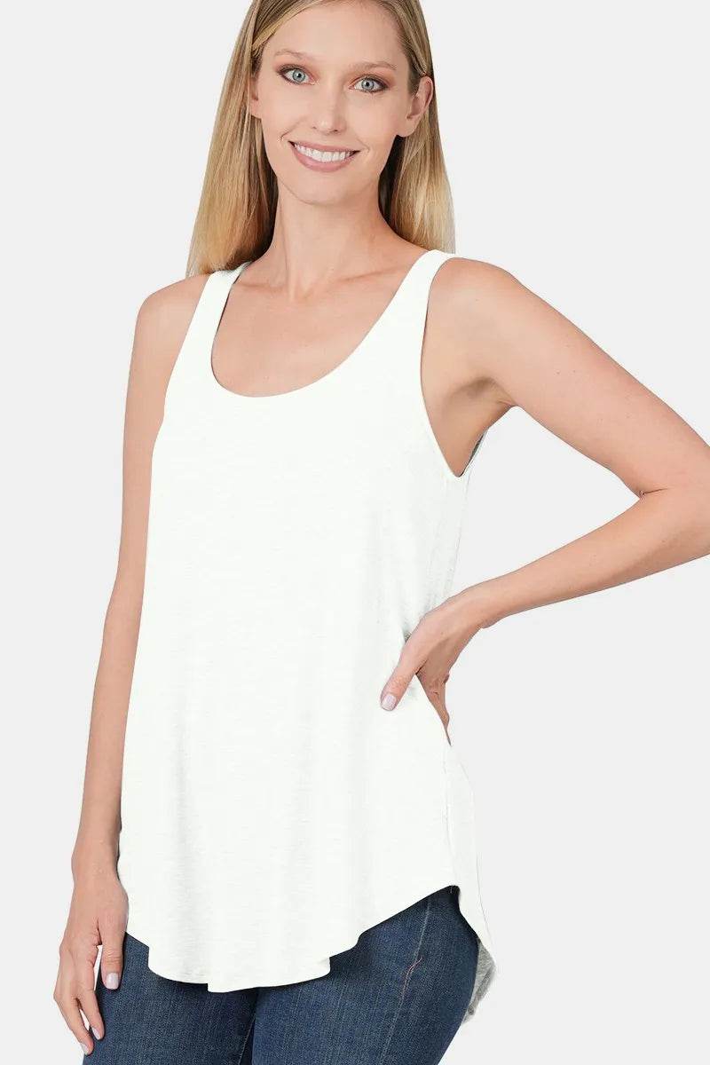 Zenana Round Neck Curved Hem Tank Trendsi d218fd20-691d-460e-8938-5fcc4123c2b1-Max