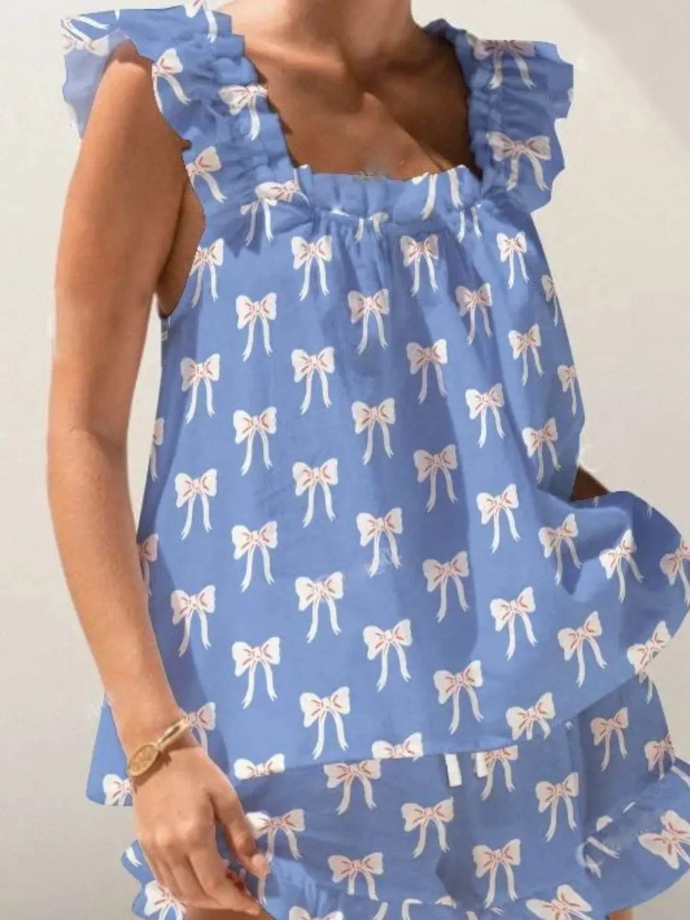 Ruffled Striped Tank and Shorts Set Trendsi d2326826-5914-4219-9a87-834cd41c2d63-Max-Origin