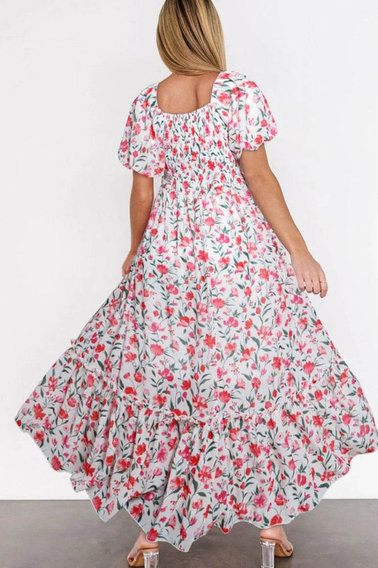 Floral Short Puff Sleeve Tiered Dress Trendsi d248f429-3032-48d8-88ee-7bafd514d0ad-Max-Origin