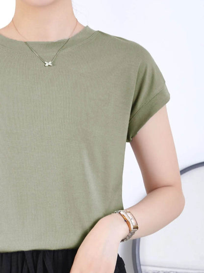 Round Neck Short Sleeve T-Shirt Trendsi d24ee3ad-596b-4536-8af1-47fa69c55c15-Max-Origin
