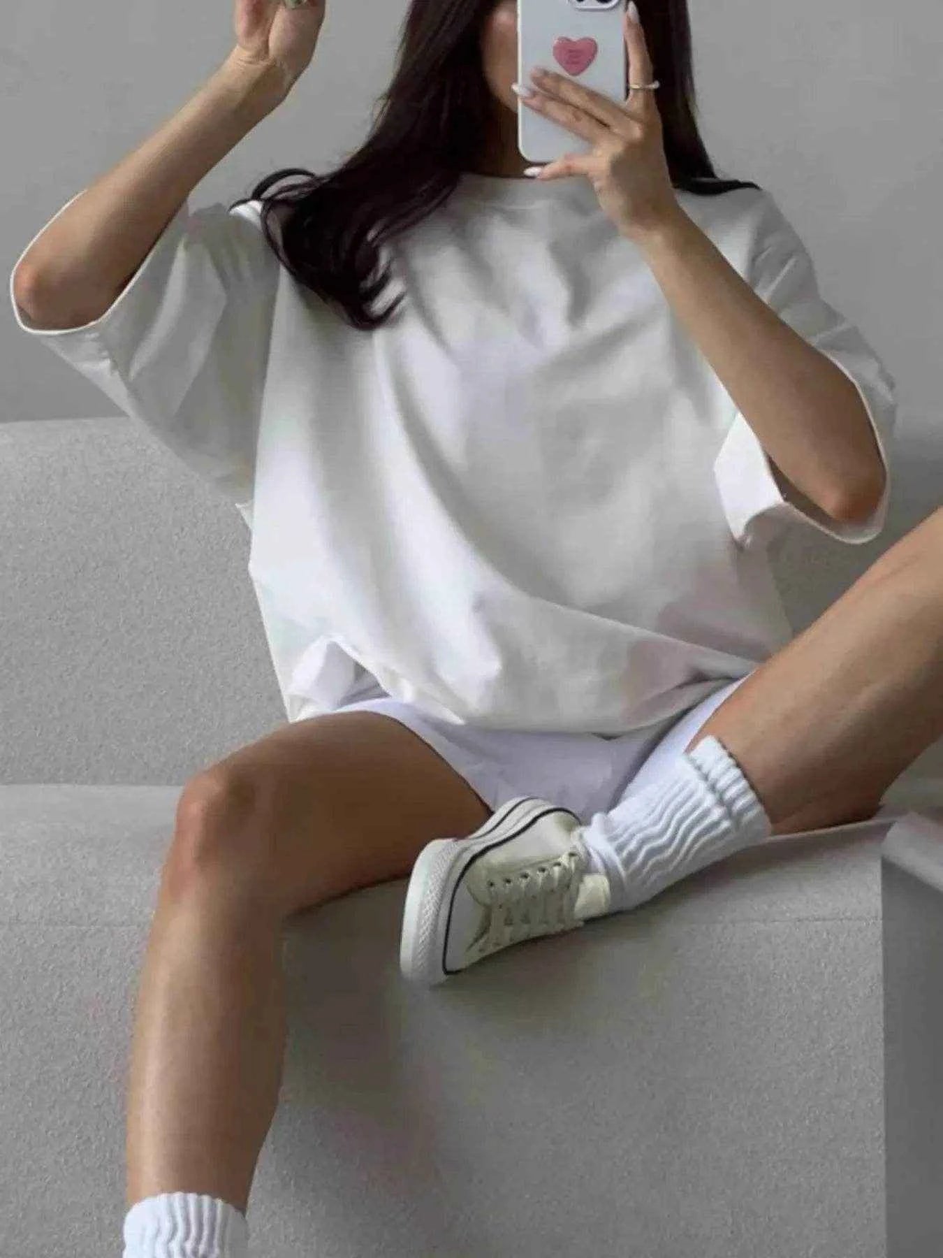 Round Neck Half Sleeve Oversized T-Shirt Trendsi d26e36c8-f716-44fc-87e8-afc998ec6e2a-Max-Origin