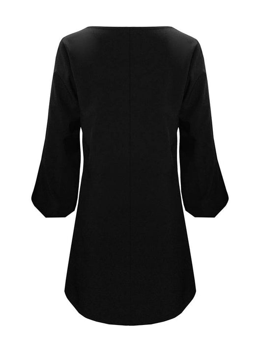 Cutout Long Sleeve Round Neck Dress Trendsi d26e9c61442046ae9e4bb49399664a52-Max