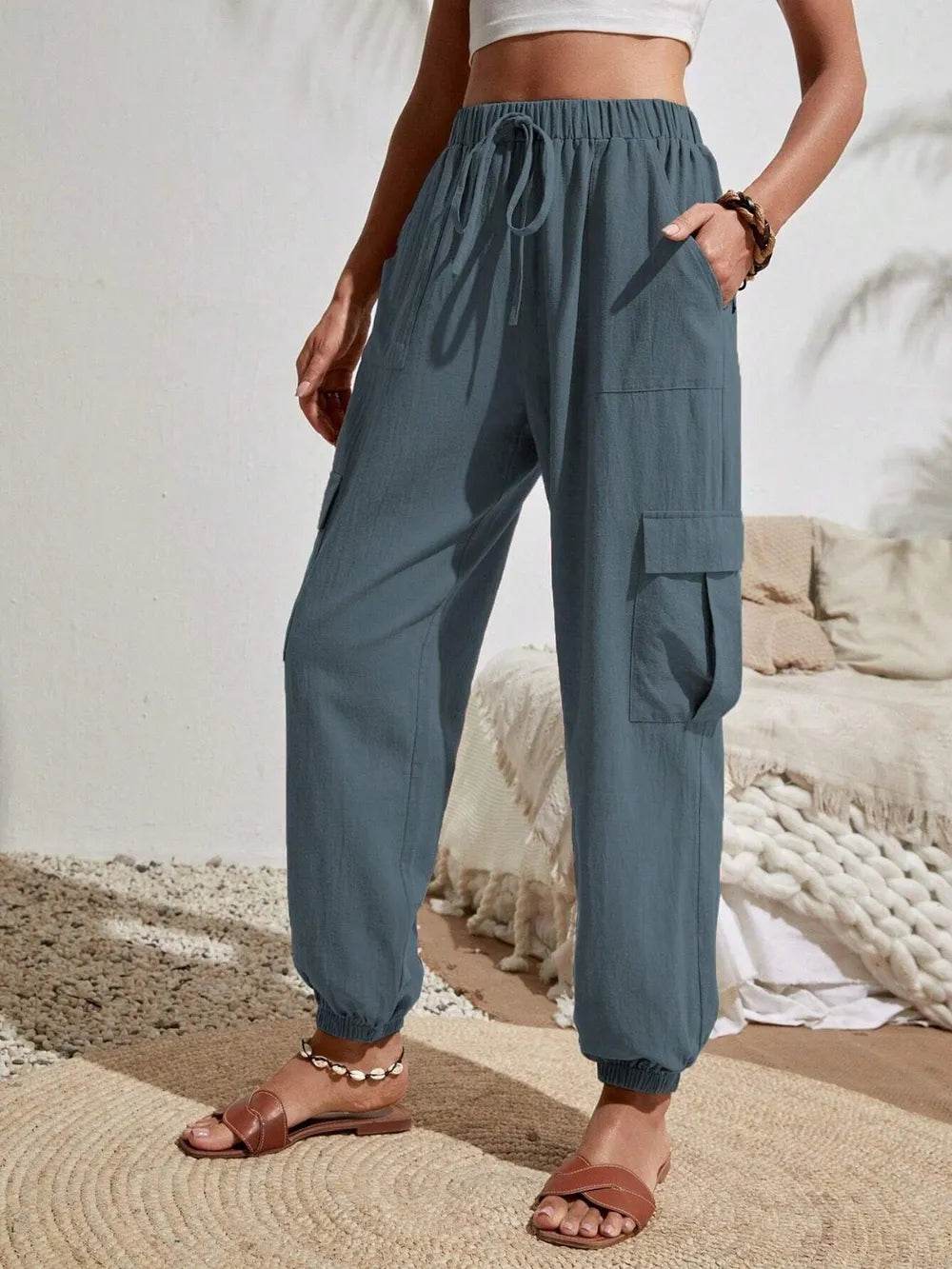 Drawstring Joggers with Cargo Pockets Trendsi d36fca24-cb92-414b-a0e6-53e3d6becc77-Max