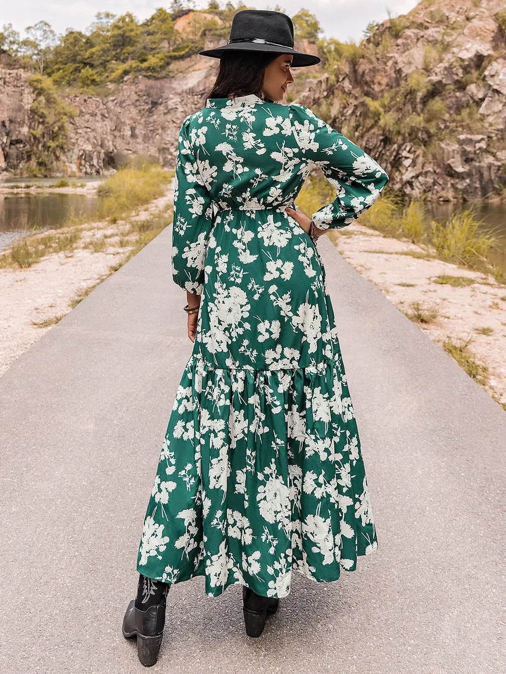 Printed Notched Neck Maxi Dress Trendsi d37f909c-6edb-40be-9e92-15c3d85b49fe-Max