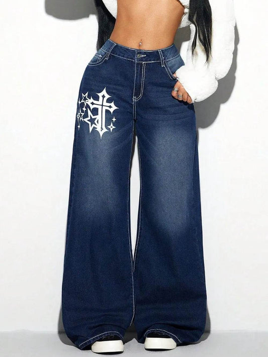 Cross Wide Leg Jeans Dark Trendsi d3b49668-5e81-47d1-a45c-b29c171c4949-Max