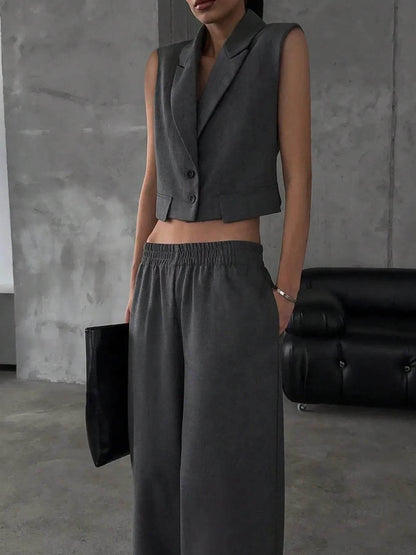 Button Up Sleeveless Top and Pants Set Dark Gray Trendsi d3c36c72-3b46-448b-8d99-ab04f566b113-Max-Origin