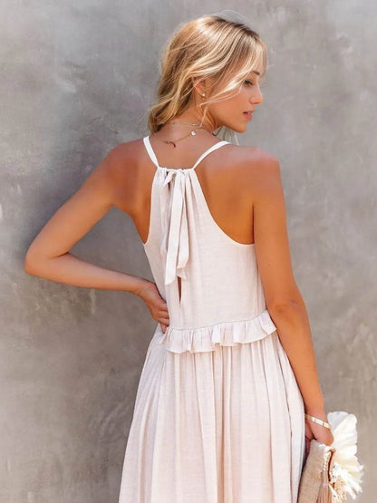 Ruffled Sleeveless Tiered Maxi Dress with Pockets Trendsi d3f09aed-9b36-4b56-b295-0caf62bc3040-Max