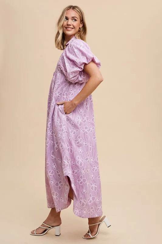 Annie Wear Floral Smock Detail Puff Sleeve Dress Trendsi d3fa1c64-0ed6-4884-8e0b-d580c2f1f4f0-Max
