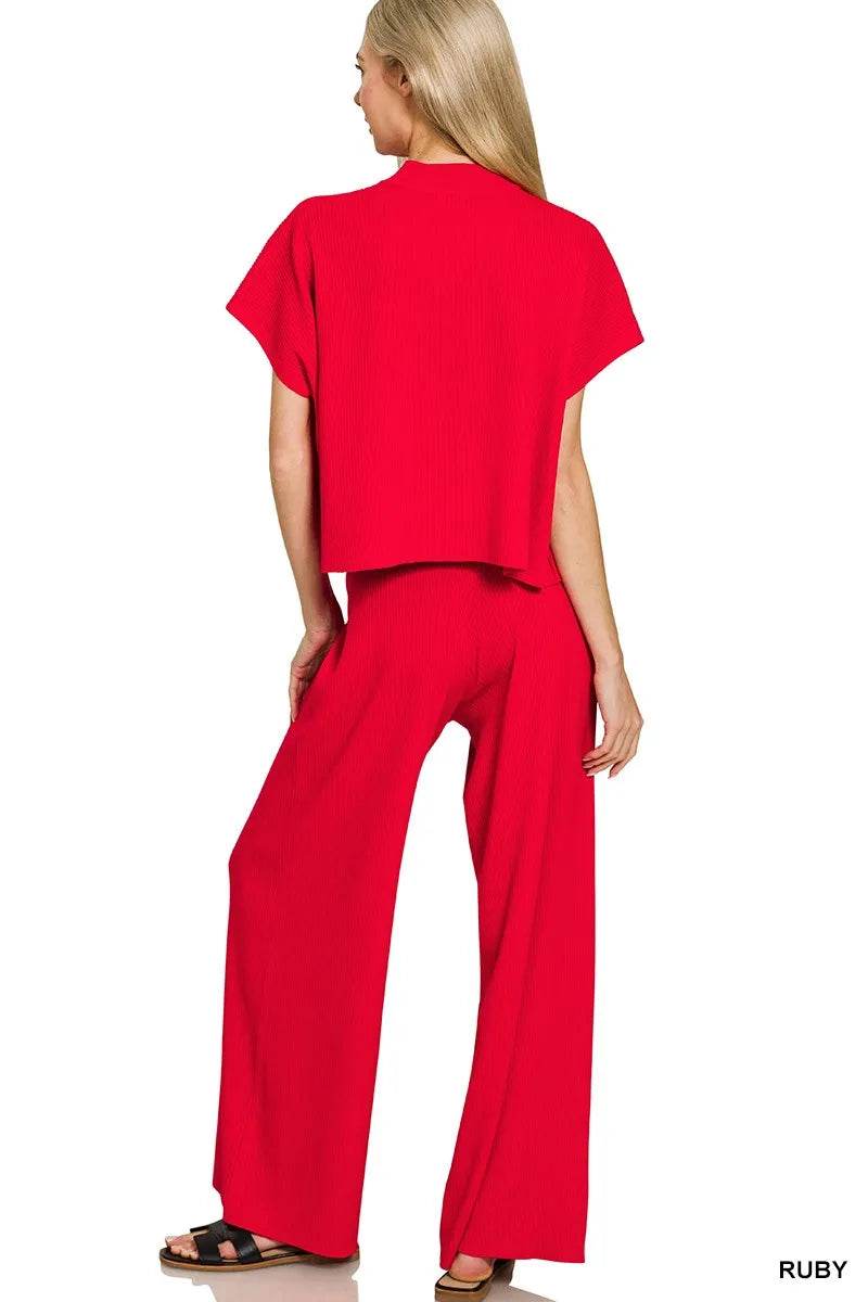 Zenana Viscose Sweater Short Sleeve Top and Pants Set Trendsi d432d28922794d64b266f722701e4ad9-Max-Origin