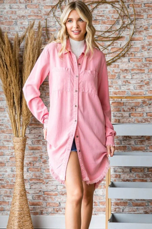 Veveret Button-Up Shirt Dress Trendsi d4469022-1f01-4f49-a652-b2788eda0cbd-Max