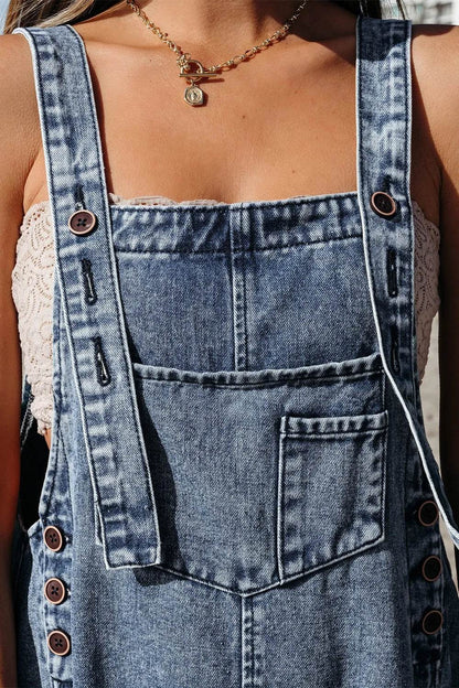 Distressed Bib Pocket Wide Leg Denim Overalls Trendsi d4538810-4f33-4cb6-a8c0-5190030b1f83-Max-Origin