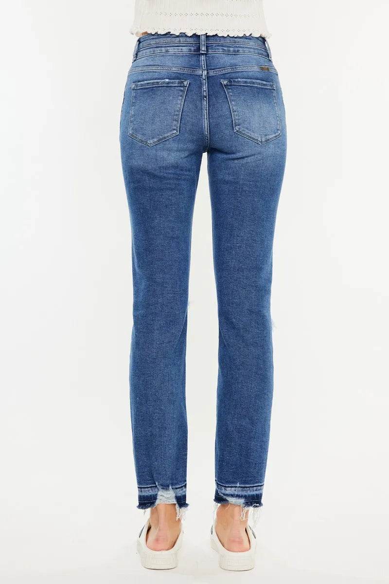 Kancan High Rise Distressed Slim Straight Jeans Trendsi d45f8ab709104190a5ad338a9ab8fdb3-Max-Origin