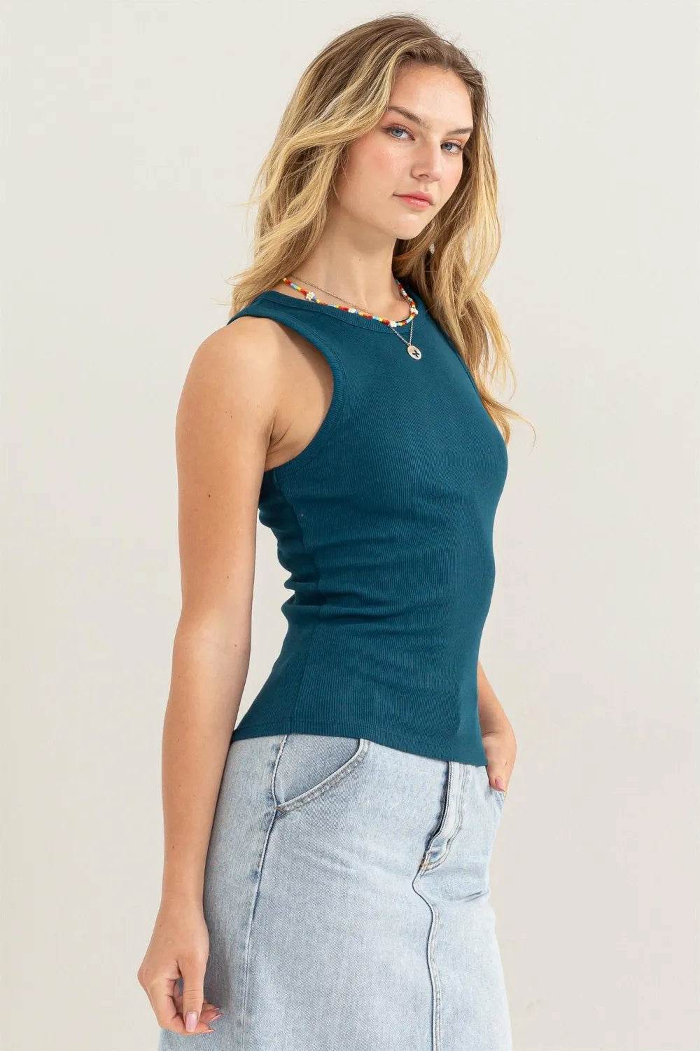 HYFVE Ribbed Round Neck Tank Trendsi d48c5ecf-e1db-4c0d-a823-d8d7436ebe98-Max
