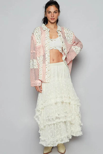 POL Floral Crochet Patchwork Long Sleeve Shirt Trendsi d4c76679-c61e-43f3-8f8b-84e7bef08fb8-Max-Origin
