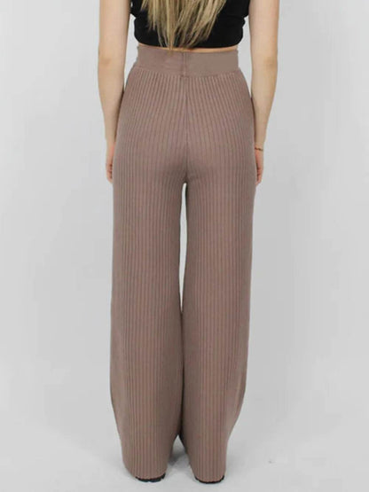 Ribbed Wide Leg Sweater Pants Trendsi d4e0671e-f306-41ee-9b4d-203baa58df35-Max