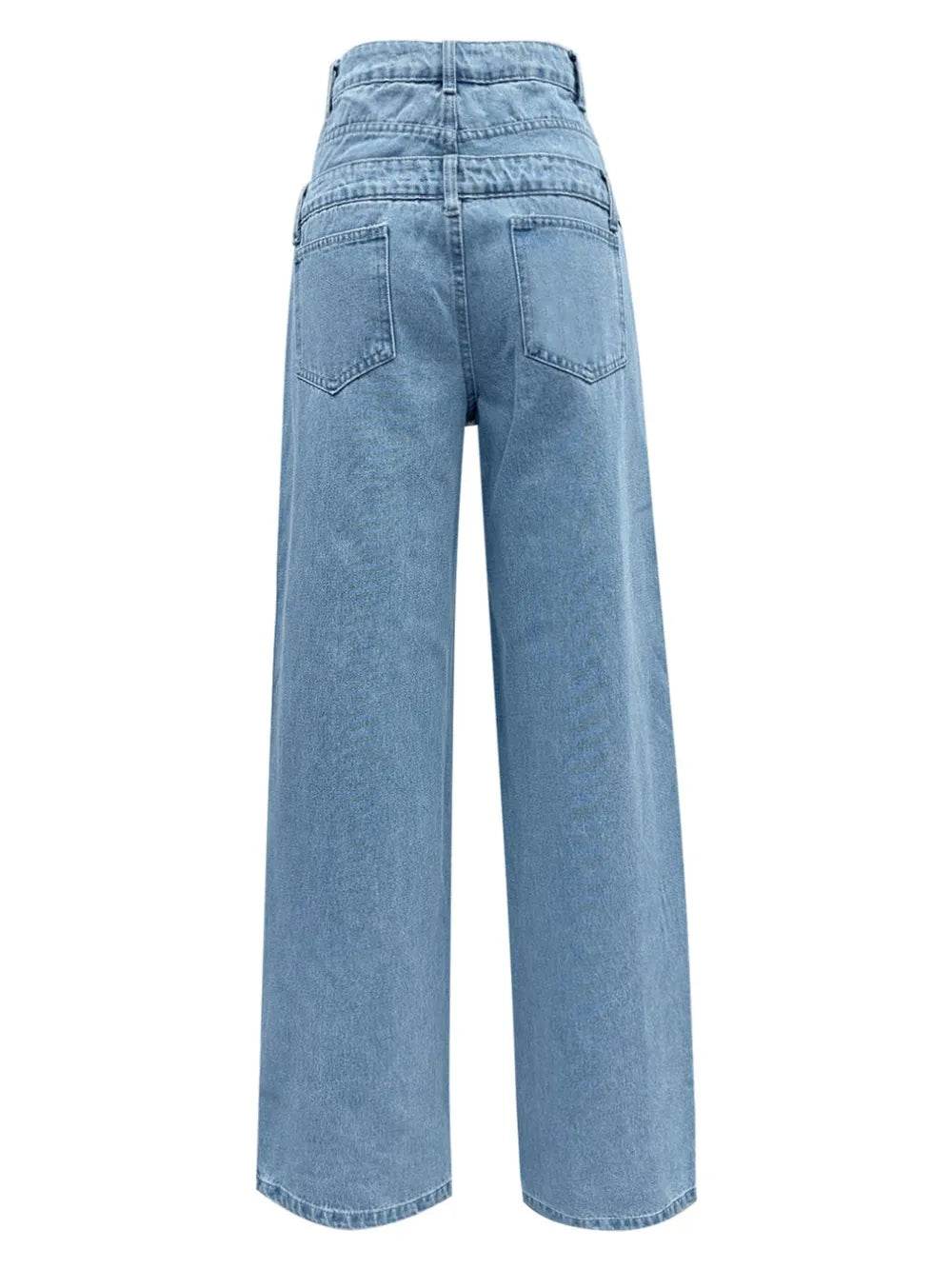 Faux Layered High Waist Jeans Trendsi d53f776e-38f9-4535-aa62-7cd4ec55f118-Max
