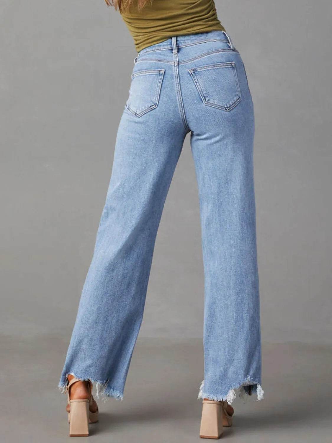 Raw Hem Loose Fit Jeans Trendsi d58b7717-c49e-46ed-8e90-44a458d7926d-Max-Origin