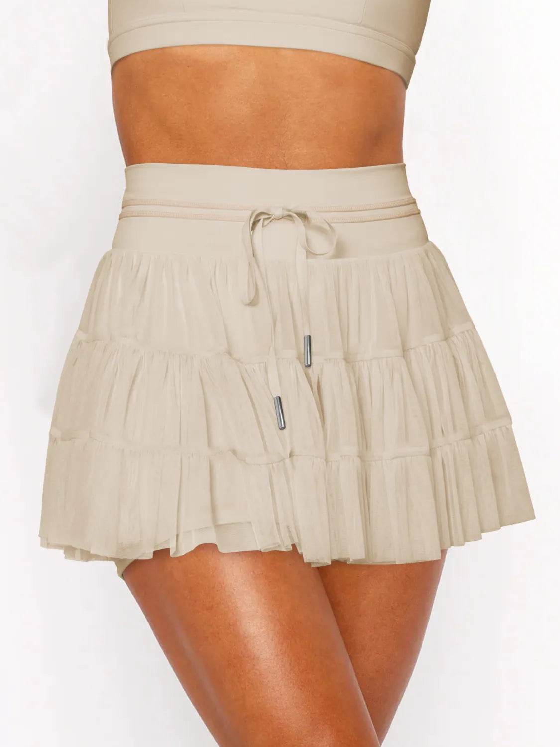 High Waist Skort with Pockets Trendsi d5c6642f-42cd-4681-9123-c71cf6fd6bdc-Max-Origin
