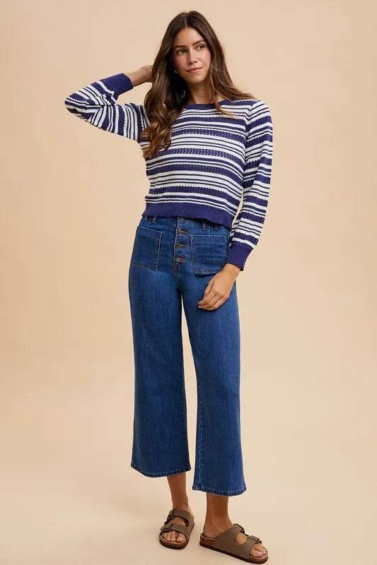 Annie Wear Button Fly High Waist Jeans Trendsi d5e0af74-70cc-440b-8ab9-1d536af29672-Max