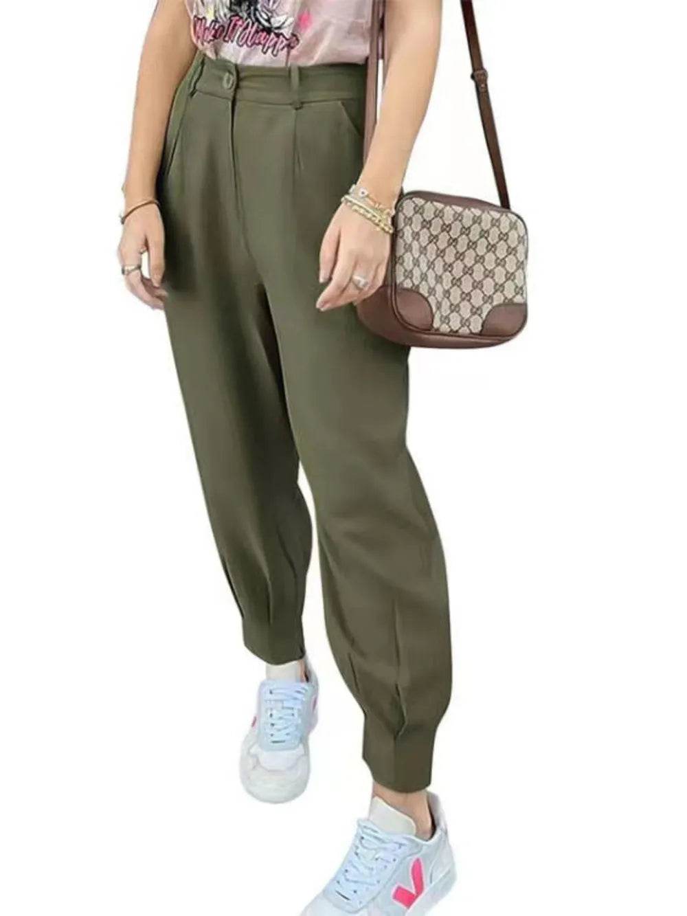 High Waist Cropped Pants Trendsi d5e27790-d17a-4764-89c0-e97224c2594f-Max