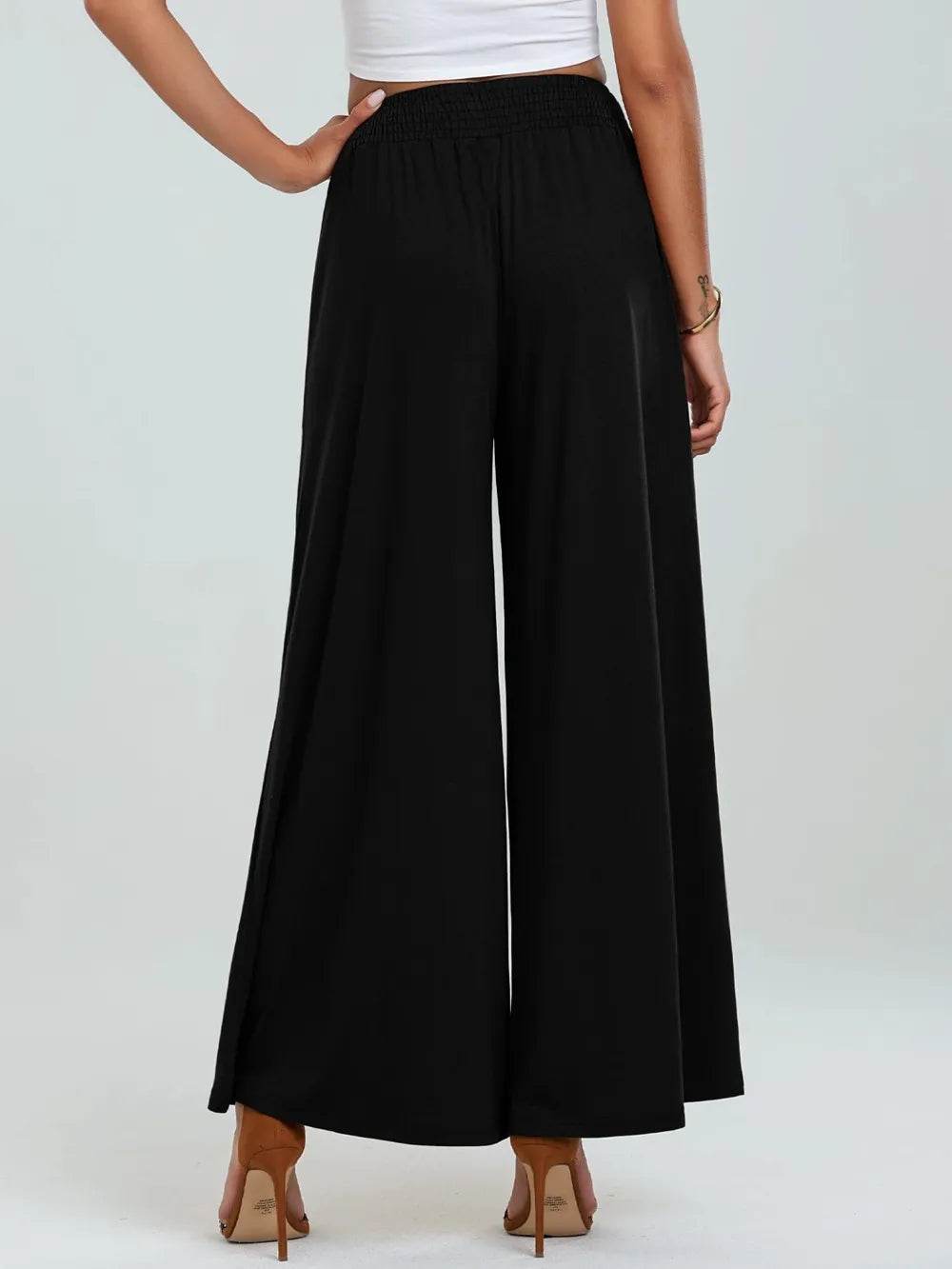 Pocketed Elastic Waist Wide Leg Pants Black Trendsi d62631a3-256c-45b7-ab51-8f4335fb09ae-Max