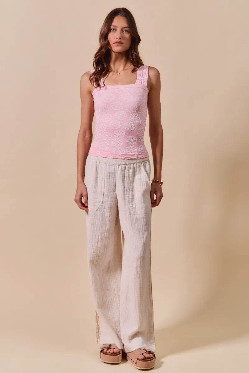 SO ME Two Tone Floral Seamless Tank Top Trendsi d794a64c8bdd454e867b708eb65a0038-Max-Origin