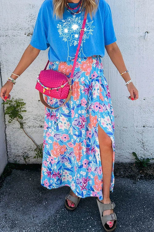 Floral Printed High Waist Split Skirt Trendsi d7aebcb8-1c4b-4160-b2a4-8bd7067f0379-Max-Origin