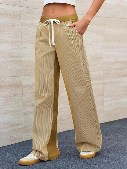 Striped Wide Leg Jeans Trendsi d810d79b3a0f42a0a244721cfdb67aaa-Max-Origin