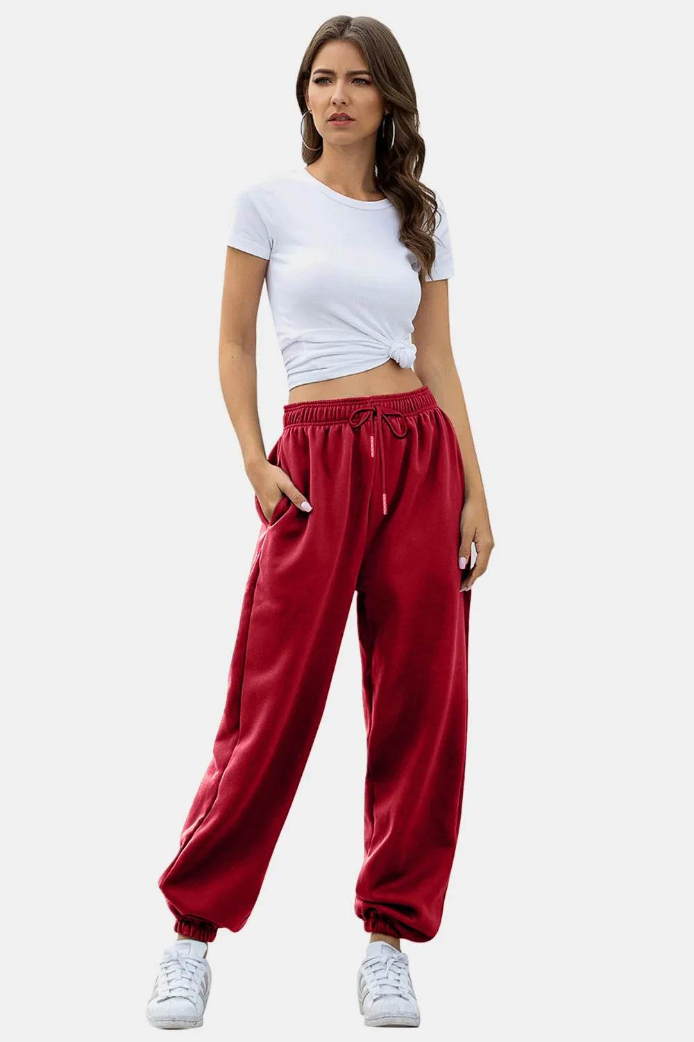 Elastic Waist Joggers with Pockets Trendsi d8385d06-42ac-43fd-9b1c-c6957877574f-Max