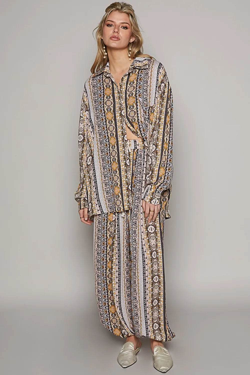 POL Long Sleeve Button Down Printed Shirt Trendsi d86b7f93-f15e-4ee0-948f-70b2ad4bf178-Max