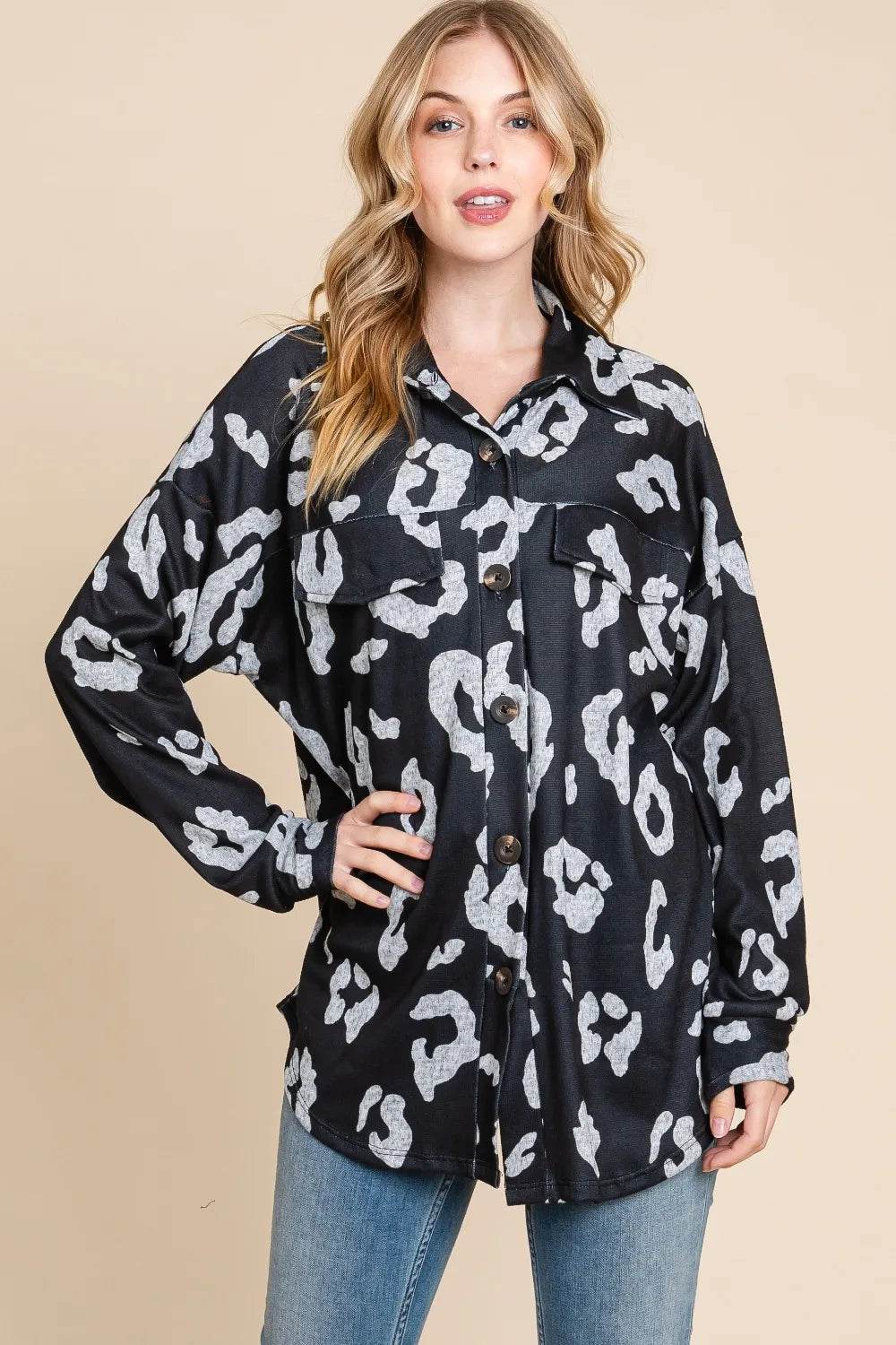 BOMBOM Animal Print Button Up Knit Shacket Trendsi d87f6fdc-8da1-4262-ada8-8b0ca9b54565-Max