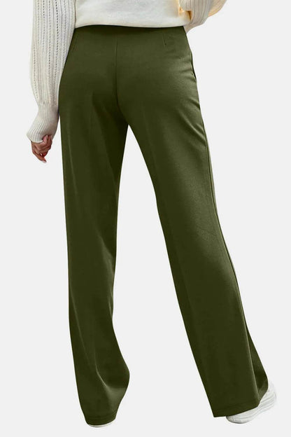 Decorative Button High Rise Pants Trendsi d8abb45f-9fd8-4ff7-b62d-492319187bf6-Max