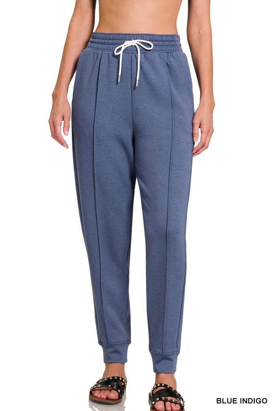 Zenana Drawstring Scuba Sweatpants with Pockets BLUE INDIGO Trendsi d8ba03c7b1734c98a76faf58a32c7d8f-Max-Origin