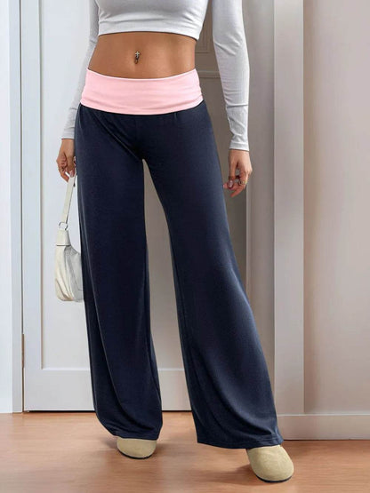 Perfee Contrast Wide Leg Pants Navy Trendsi d8f1f4c7-d4d0-4f4d-95e8-7b2e8480af42-Max