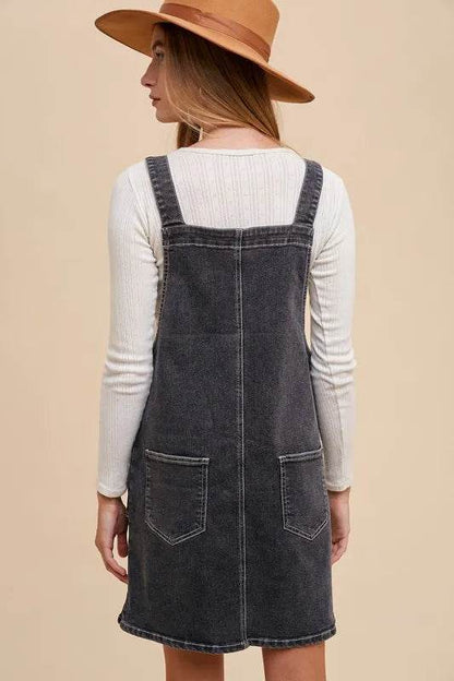 Annie Wear Wide Strap Denim Overall Dress with Pockets Trendsi d93628c0-2277-4fa1-b053-6cc4b90223ec-Max