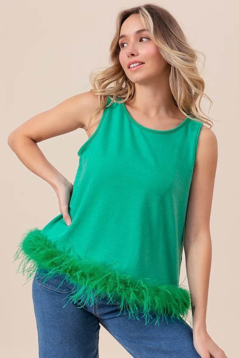 BiBi French Terry Faux Feather Bottom Back Tied Top Trendsi d947c11c4b774e729f4f189eaeaa1e55-Max-Origin