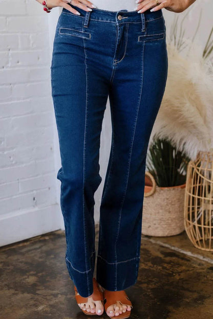 Center Seam Deep Wash Straight Jeans Trendsi d9599eb3-1b0a-4ef8-8256-988390f50f0b-Max-Origin